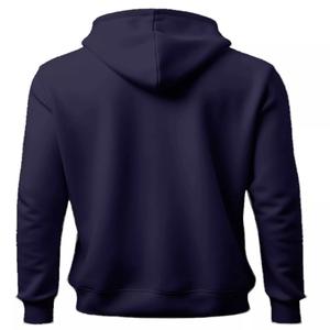 Sudadera con capucha de manga larga informal de alta calidad para hombre, Color sólido liso con diseño de bolsillo, Top de lana lavada - Product Image 6