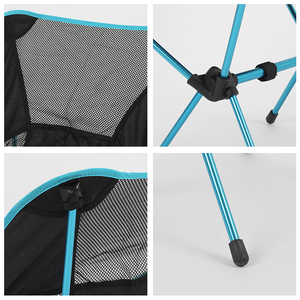كرسي ظهر للتخييم على شكل القمر قابل للطي للصيد من الألومنيوم خفيف الوزن وقابل للطي - Product Image 5
