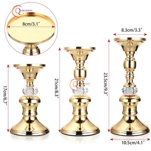 Juego de candelabros de Metal antiguo Si 3 tarros de velas únicos de la India La mejor calidad para el hogar y la decoración navideña al aire libre Precio bajo - Product Image 3