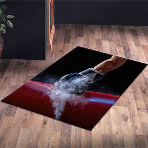 Tapis imprimé dynamique : Cadeaux personnalisés, Boxer, Bain, Bureau, Motivation, Boxe, Grand, Tapis fin non tissé - Product Image 5