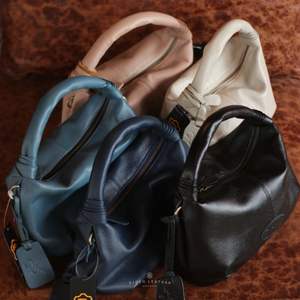 Elegant Djoen <b>Leather</b> Cowhide Handbag <b>for</b> <b>Women</b> Sheryl Bag with Zipper Closure Handmade Classic Silhouette Indonesian Design - Product Image 6