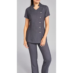 Uniformes de Masaje Tailandés de Algodón y Poliéster de Alta Calidad Promocionales, Uniforme de Trabajo para Esteticista, Conjunto de Uniforme para Salón de Belleza - Product Image 1