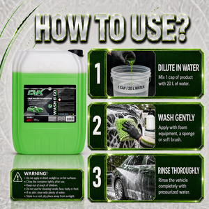 DVX Eco-Friendly pH Balanced Wash & Go Auto Shampoo for Car Exterior - Product Image 3