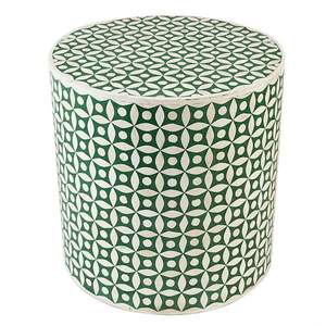 Table basse rectangulaire en incrustation d'os avec incrustation en résine noire Table de salon moderne de luxe - Product Image 1