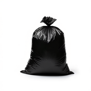 Sac poubelle ménager en plastique LD-PE noir 120L 60 m L700xL1100mm 250pcs/carton - Product Image 3