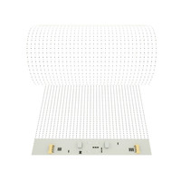 Écran LED transparent flexible couleur HD P6, installation facile, affichage sur fenêtre intérieure pour magasins de détail et centres commerciaux