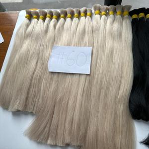 COLORES RUSOS ESLAVOS PELO DE CALIDAD PREMIUM EXTENSIONES DE CABELLO HUMANO RUSO RECTO NATURAL MEJOR VENTA - Product Image 3