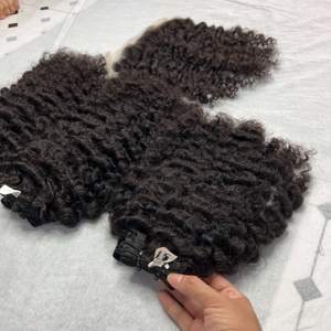 CDYHAIR Extensions de Cheveux Humains Remy Bruts Vietnamiens Brésiliens Grade 9A-12A Luxe Double Trame Faite à la Machine - Product Image 1