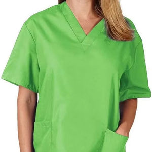 Uniformes médicaux à manches courtes vêtements uniformes infirmière femmes tissu gommages pantalons d'allaitement uniformes médicaux élastiques - Product Image 1