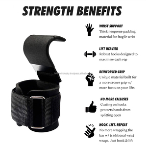 Gym Power <b>Hook</b> Durable Metal <b>J</b> <b>Hook</b> Neoprene Straps Extra Strong Closure Customizable Colors Sizes Logo-Fitness Equipment Access - Product Image 3