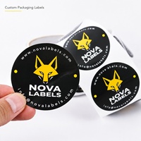 Stiker Bulat Kustom Produk Personalisasi, Stiker Vinyl Kertas Perekat Tahan Air, Pencetakan Label Stiker Logo, Gulungan Stiker