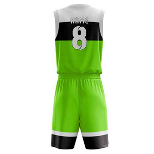 Uniformes de basket-ball respirants légers de haute qualité, ensembles de sports de plein air imprimés par sublimation avec logo personnalisé en vente! - Product Image 5