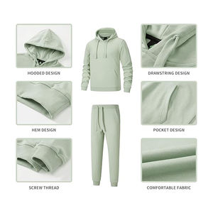 Sudadera con Capucha Personalizada de Alta Calidad para Hombre, Conjuntos Deportivos de Felpa 100% Algodón, Casuales, Lisos, con Logotipo Personalizado - Product Image 6