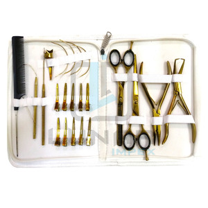 สร้างชุดเครื่องมือต่อผมของคุณเองด้วยสีพลาสม่าสีทองพร้อมอุปกรณ์เสริมที่กําหนดเอง มีการติดฉลากแบรนด์โลโก้ที่กําหนดเอง - Product Image 5