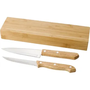 Juego de Cuchillos Personalizados Tony Bamboo, Utensilios Premium para Entusiastas Culinarios - Product Image 1
