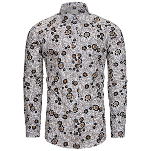 Chemise à manches longues respirante et à séchage rapide pour hommes, nouveau style, chemise habillée pour hommes avec col boutonné, sublimation personnalisée - Product Image 1