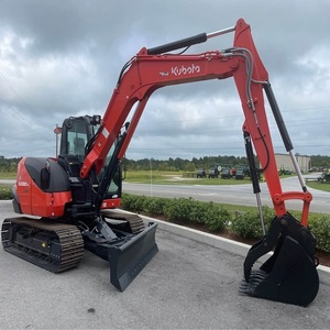Pelle sur chenilles KX080-3 Kubota de qualité supérieure utilisée poids de fonctionnement de 8 tonnes moteur boîte de vitesses roulement de pompe à engrenages - Product Image 6