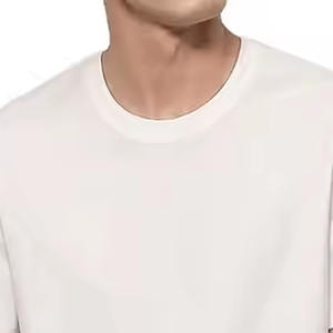 เสื้อสเวตเตอร์คอกลมแขนยาวผ้าฝ้ายสำหรับผู้ชายเสื้อสเวตเตอร์แบบสวมหัวแขนยาวพิมพ์โลโก้ได้ตามต้องการ - Product Image 2