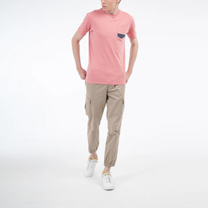 กางเกงวิ่งจ็อกเกอร์สลิมฟิตของผู้ชายกางเกงวิ่งพร้อมโลโก้ที่กำหนดเองขายส่งกระเป๋าด้านข้างและด้านหน้า - Product Image 3