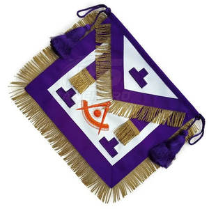 Tablier maçonnique fait main, régalia haut de gamme, tablier maçonnique de luxe, broderie en fil de bullion, tablier maçonnique personnalisé - Product Image 2