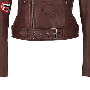 2025 veste en cuir classique pour femmes avec remplissage en coton veste pour femmes de haute qualité caractéristique respirante traitement brut en vente - Product Image 4