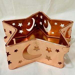 Moon and Star Shaped Metal <b>Decorative</b> Trays | <b>Gold</b> & <b>Rose</b> <b>Gold</b> Ramadan Eid Serving Tray Set | Modern Metal Home <b>Decor</b> Gift - Product Image 3