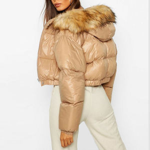 Veste d'hiver matelassée à capuche pour femme, fermeture éclair, épaisse, style bulle, grande taille, prix de gros, vestes matelassées pour femme 2026 - Product Image 3