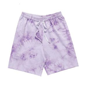 OEM Short de sport en polyester brodé de haute qualité à séchage rapide avec cordon de serrage personnalisé Short Hip Hop de rue teint par nœuds pour hommes - Product Image 2