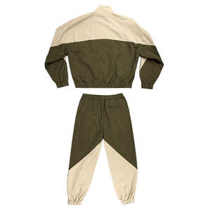 Ensemble de survêtement unisexe grande taille pour l'hiver, sportif, décontracté, 2 pièces, couleur unie, imprimé, 100% polyester, sweat-shirt à capuche et jogging - Product Image 2