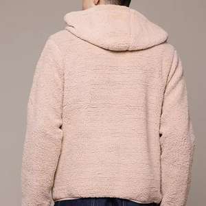 Offre Spéciale de marque hommes Hoodies Sweatshirts Design personnalisé Style mode décontracté Street Wear fermeture éclair Sherpa fourrure - Product Image 4