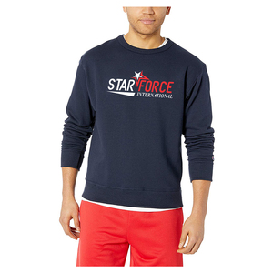 US DDP Shipping Hombres 50% Algodón 50% Poliéster 300g Fleece Manga larga Cuello redondo Sudadera ODM Suministro Sudaderas de diseño sólido - Product Image 6