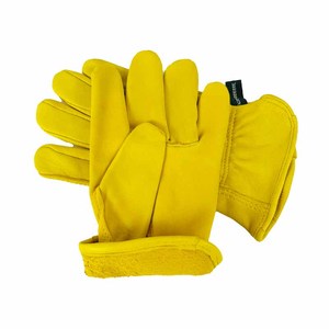 Guantes DE TRABAJO DE SEGURIDAD DE CUERO ecológicos transpirables de agarre firme con longitud de muñeca para uso diario y al aire libre en las cuatro estaciones - Product Image 4