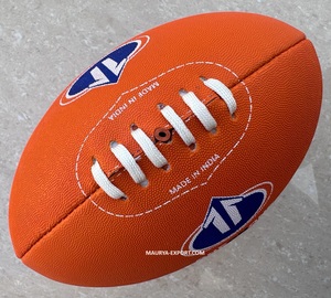 Balón de entrenamiento AFL promocional de goma y PVC de tamaño 5 de fútbol australiano con logotipo personalizado para partidos - Product Image 2