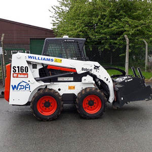 Comme utilisé pour la chargeuse sur pneus compacte Bobcat S160 Godet diesel à 4 cylindres pour le terrassement Disponible pour la vente à l'exportation - Product Image 2