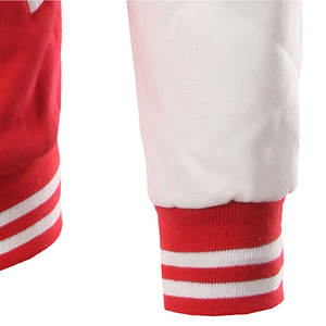 แจ็คเก็ตเบสบอลลำลองแขนยาวสำหรับผู้ชาย - Product Image 3