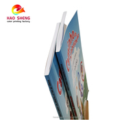 Service d'impression de manuels scolaires à couverture souple personnalisés, reliure parfaite, film laminé, livre imprimé sur papier couché offset avec logo personnalisé