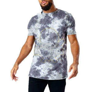 Recién llegado, camiseta de lavado ácido para hombre, duradera, de buena calidad, de poliéster, Color en blanco con nuevo diseño - Product Image 1