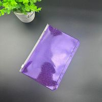 En gros, pochettes pour classeurs A5 A6 à 6 trous, enveloppes de budget en PVC pailleté, pochettes à fermeture éclair latérale pour l'organisation de l'argent en vrac