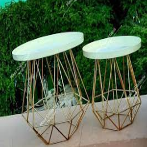 ขาตั้งเค้กแฮนด์เมดโลหะคุณภาพสูงสุดชุด 2 ชิ้นทําจากโลหะบริสุทธิ์ปรับแต่งรูปร่างและขนาดสําหรับผู้ซื้อ - Product Image 1