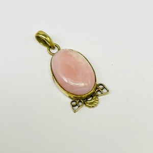 Pendentif opale rose bijoux en pierres précieuses originaux pendentif en argent Sterling 925 bijoux en opale rose fait à la main pendentif incroyable - Product Image 2