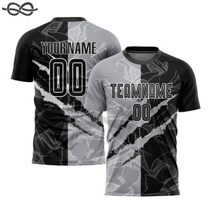 เสื้อฟุตบอลสำหรับแฟนๆเสื้อฟุตบอลแบบว่างเปล่าเสื้อฟุตบอลฝรั่งเศสเสื้อเจอร์ซีย์ปรับแต่งโลโก้ได้และเสื้อทีมฟุตบอล - Product Image 1