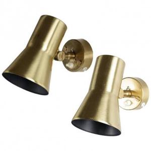 The METAL WAVE Durable Iron & Brass Adjustable Wall <b>Lamp</b> Easy Installation Modern Design for Indoor Use Made in India - Product Image 1