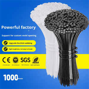 روابط كابلات نايلون 66 مخصصة من المصنع بألوان متنوعة مقاومة للشيخوخة ذاتية القفل قابلة لإعادة الاستخدام بأطوال 250 مم و300 مم و350 مم و400 مم و450 مم - Product Image 4