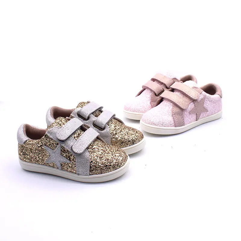 حذاء أطفال من الجلد الأصلي بدون قطرات بالجملة تصميم بسيط بدون كعب للأطفال الصغار من الأولاد والبنات