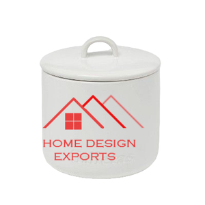 Recipiente de mármol decorativo de mármol cilíndrico de Venta caliente para almacenamiento de alimentos y especias con tapa, accesorios de cocina de tendencia - Product Image 1