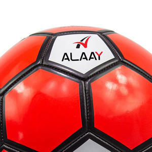 Alaay Fourniture d'usine Conception de contour noir Machine cousue PVC Taille 5 Football Football - Product Image 6