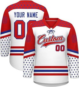 Conjunto de uniforme de hockey sobre hielo ligero cómodo personalizable hombres mujeres equipos juveniles ropa atlética proveedor OEM - Product Image 1