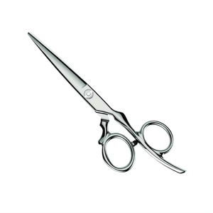 Ciseaux de coiffeur professionnels en acier inoxydable 440C de haute qualité avec poignée en acier à pointe droite pour la coupe de cheveux - Product Image 1