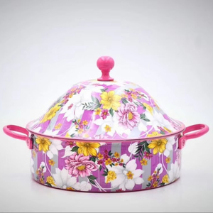 Réchaud à nourriture en métal de luxe avec motif floral, excellente qualité, design de table, autocollant Meena, pour le Moyen-Orient - Product Image 1