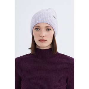 Gorro de punto básico con estampado de acrílico suave de camello para mujer con logotipo de invierno doblado Flexible texturizado calentadores de piernas perfectos - Product Image 3